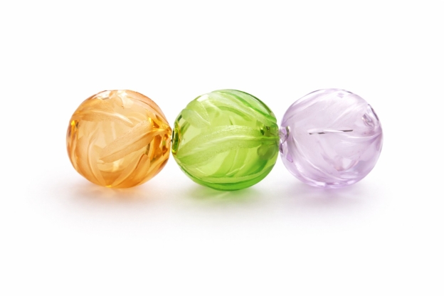 Foukané broušené*Hand-Cut Blown Glass Beads